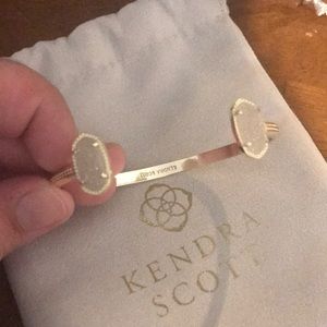 Kendra Scott Elton cuff in Iridescent Drusy